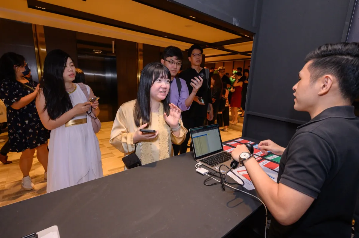 RHB gala dinner stage production and lighting