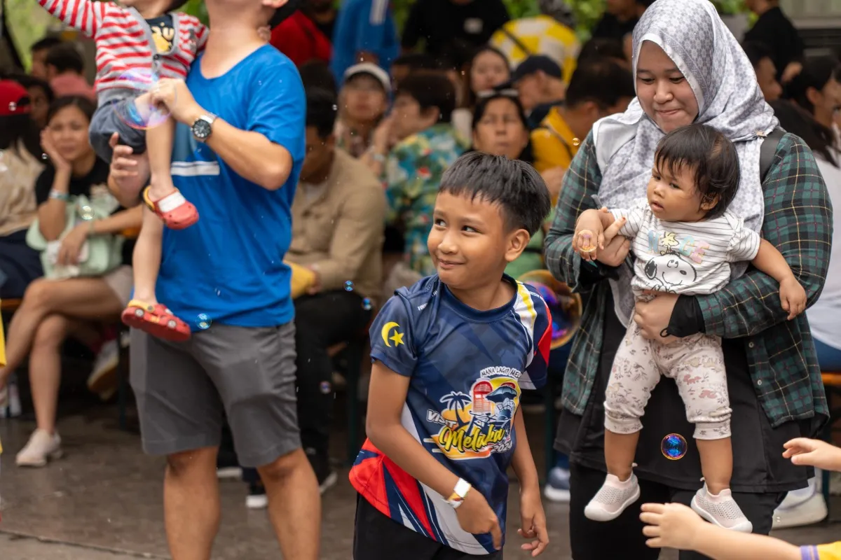 AWWA family day outdoor activities group photo