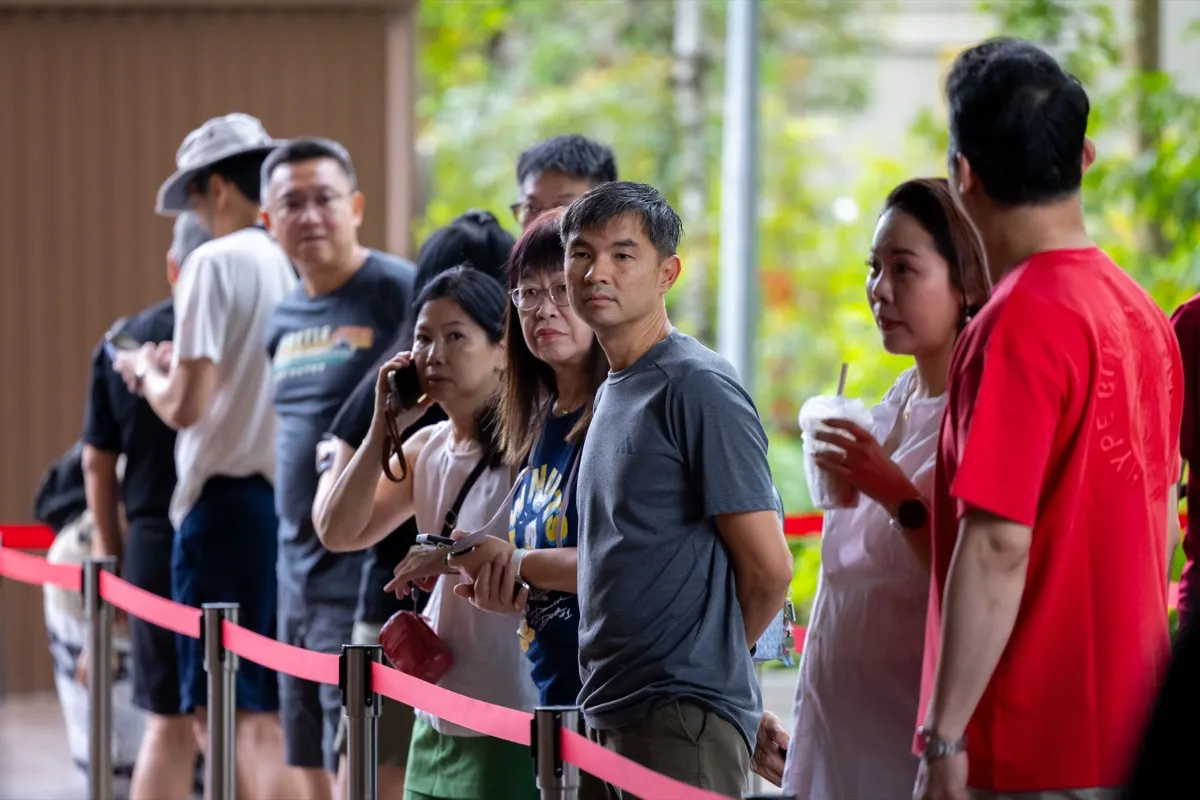 Kuok family day event with stage entertainment Singapore
