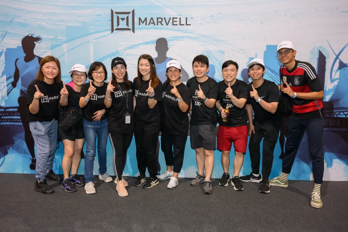 Charity walk corporate team Singapore community event