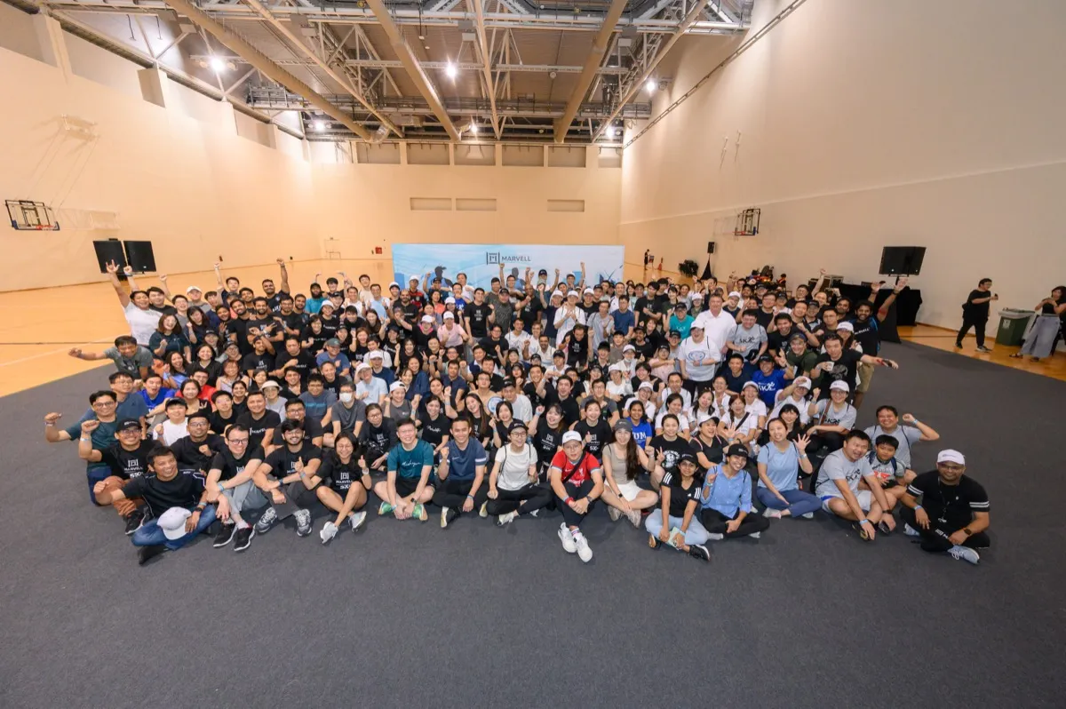 Marvell Technology team building Amazing Race Singapore